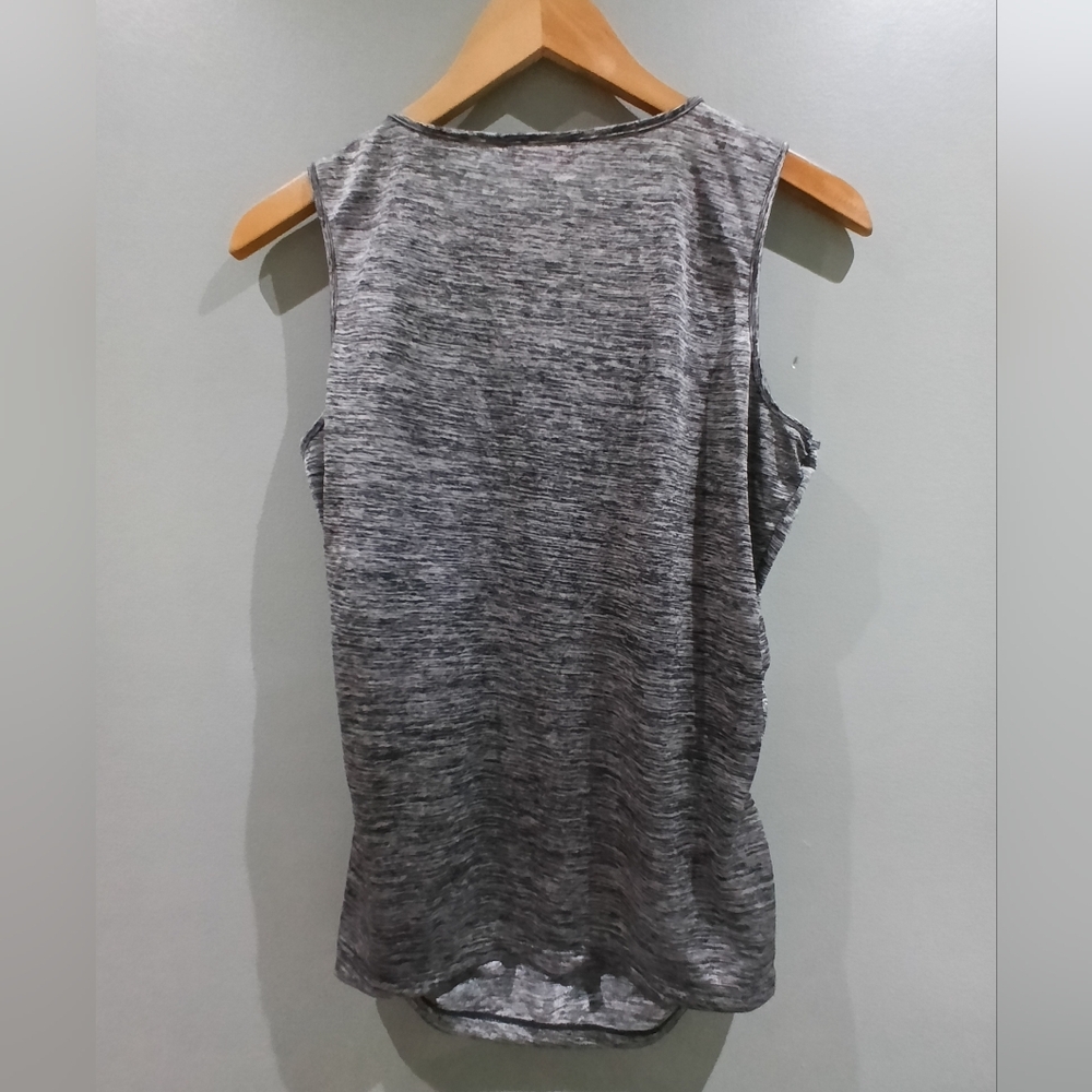 Not Just Pants Gray Athletic Ruched Tank Top - Picture 5 of 5